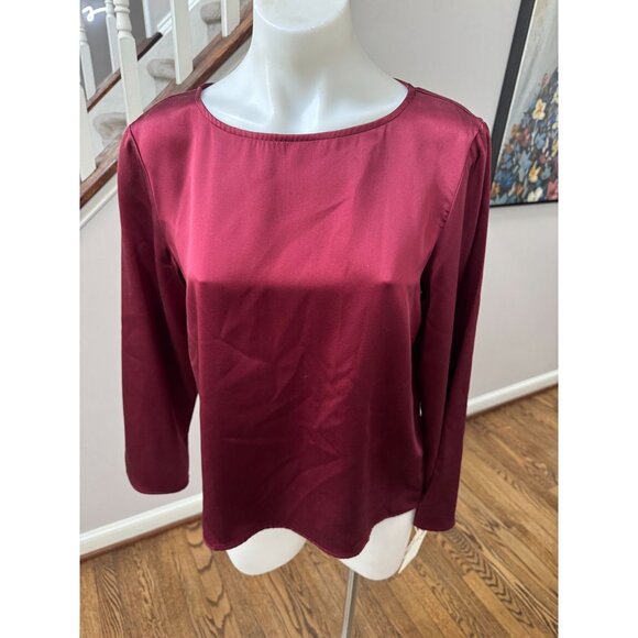 DONNI. Burgundy Blouse - Picture 2 of 5